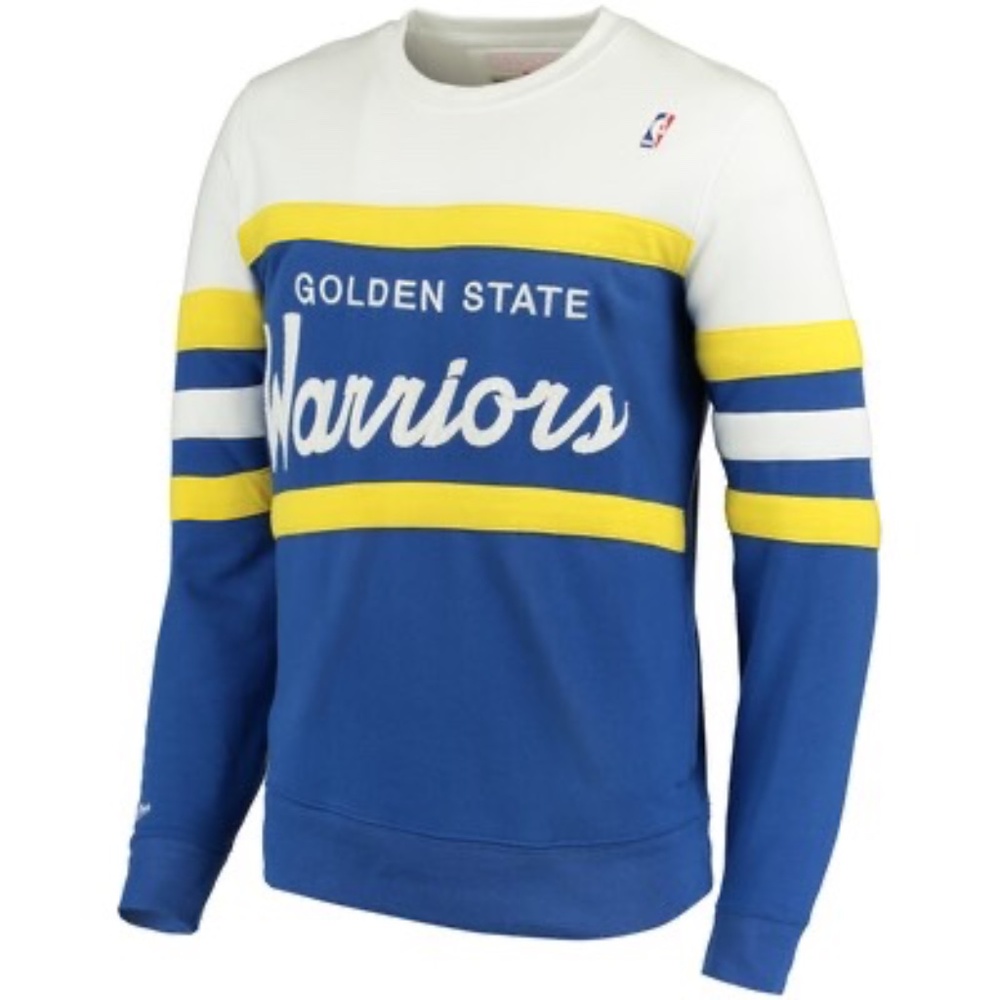 Men's Golden State Warriors Mitchell & Sweatshirt - Size Small